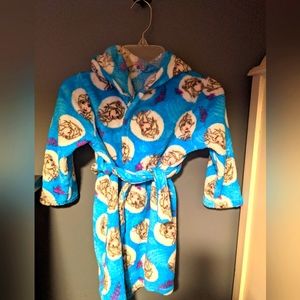 Disney, Frozen 2, Elsa, Little Girls Blue Fleece Robe